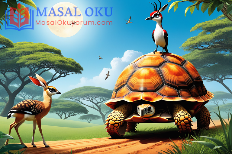 Ağaçkakan, Ceylan ve Kaplumbağa Masalı Ağaçkakan, Ceylan ve Kaplumbağa Masalı