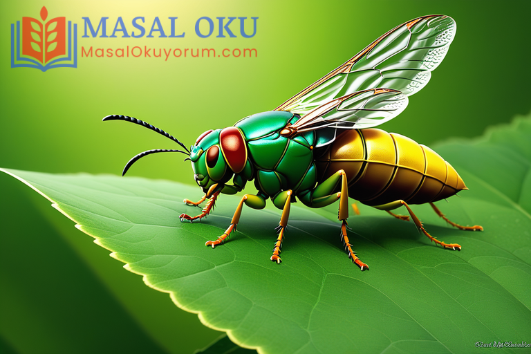 Ağustos Böceği ve Minik Tırtılın Hikayesi