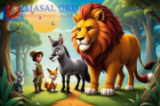 Aslan Tilki ve Eşek Masalı Aslan Tilki