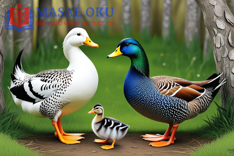 Benekli Tavuk ile Ördeğin Kavgası Masalı Benekli Tavuk ile Ördeğin Kavgası Masalı