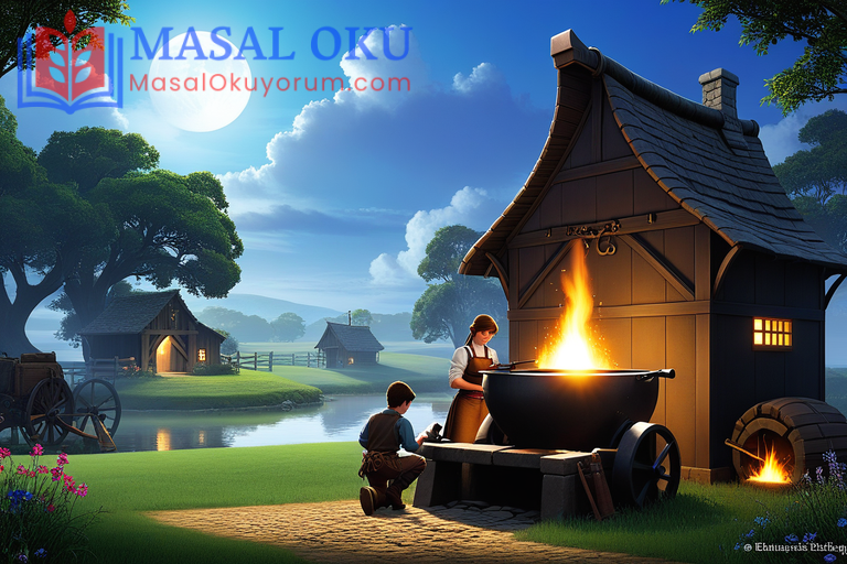 Demircinin Dileği Masalı Demircinin Dileği Masalı