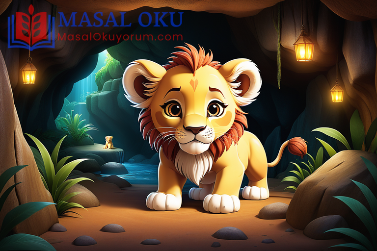 Esrarengiz Mağarada Yaşayan Yavru Aslan