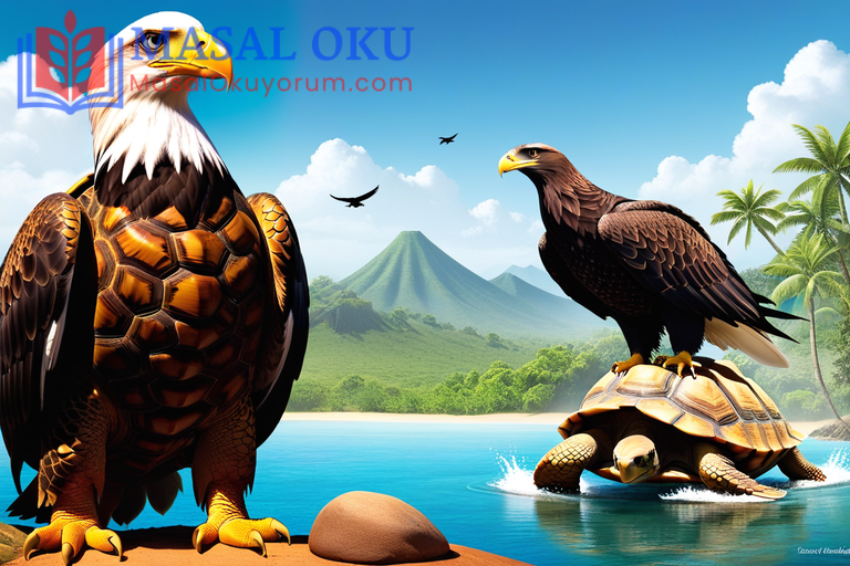 Kaplumbağa ile Kartal Masalı Kaplumbağa ile Kartal Masalı