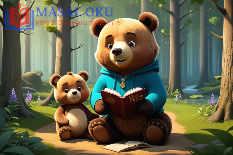 Kendini Beğenmeyen Çocuk ve Dostu Sevimli Ayı Kendini Beğenmeyen Çocuk ve Dostu Sevimli Ayı