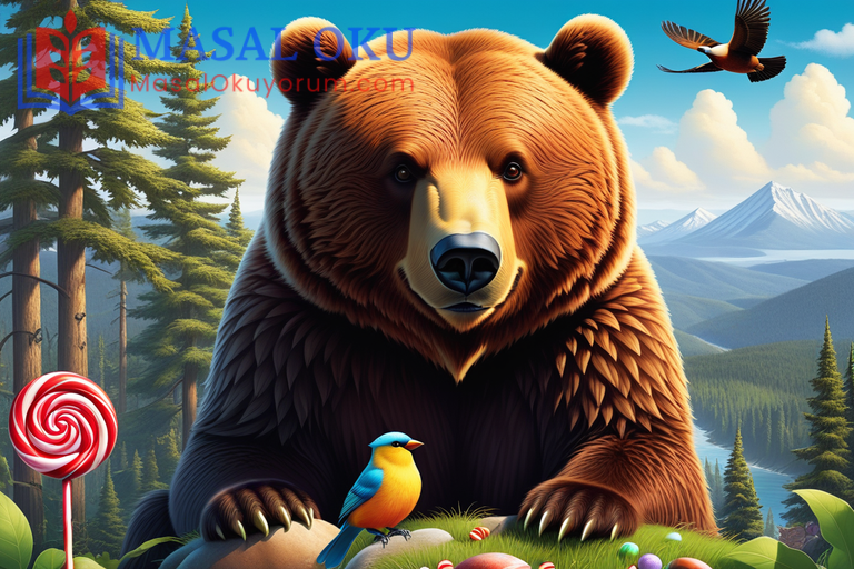 Koca Ayı ile Şeker Kuşunun Hikayesi