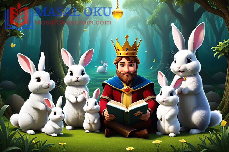 Kral ve Sevimli Tavşanları Masalı