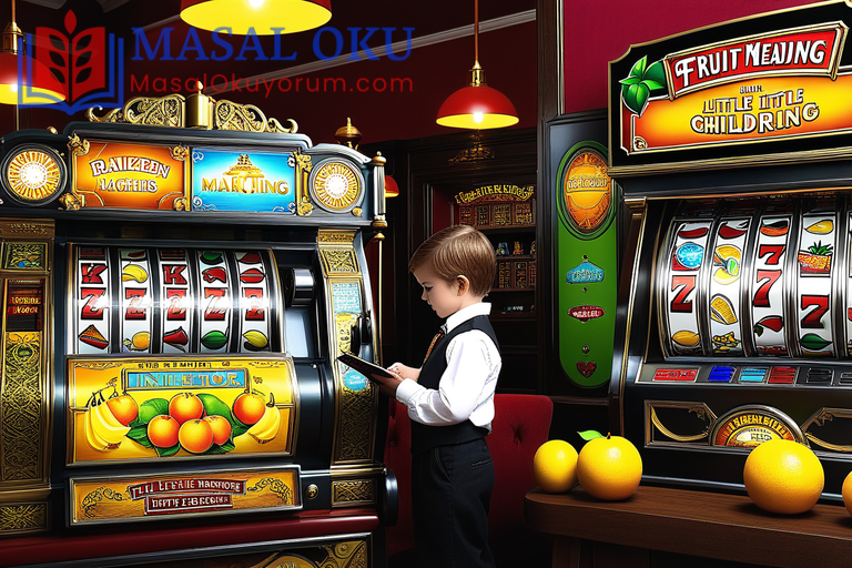 Küçük Mucit ve Meyve Makinesi Masalı Küçük Mucit ve Meyve Makinesi Masalı