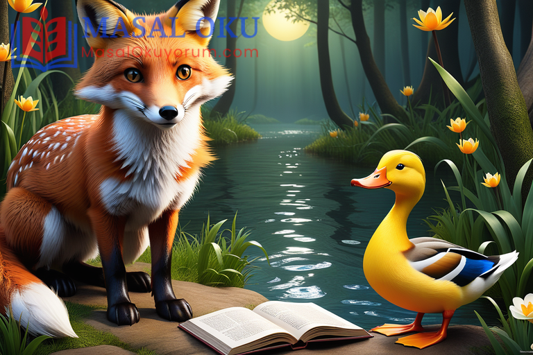 Kurnaz Tilki ile Ördek Masalı