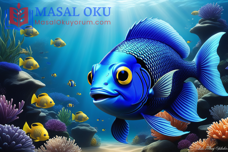 Masallara İnanmayan Mavi Balık Masalı