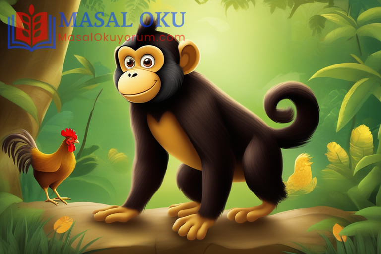 Maymun ve Tavuk Masalı Maymun ve Tavuk Masalı