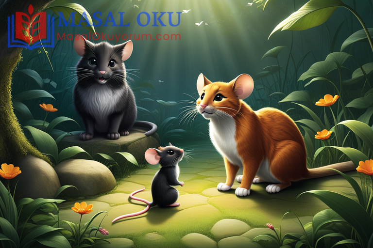 Minik Fare ve Koca Kedinin Masalı Minik Fare ve Koca Kedinin Masalı