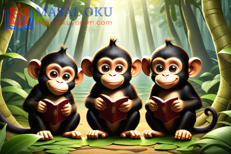 Üç Küçük Maymuş Masalı Üç Küçük Maymuş Masalı