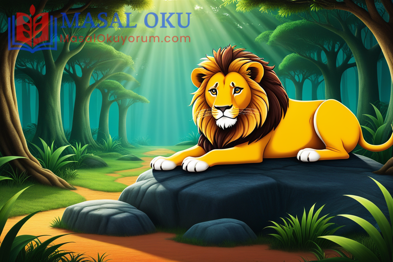 Üzgün Aslan Masalı Üzgün Aslan Masalı