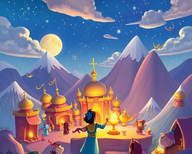 Aladdin'in Zorlu Yolculuğu Masalı Aladdin'in Zorlu Yolculuğu Masalı