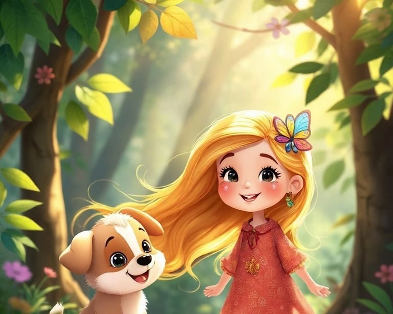 Altın Saçlı Kız ve Masal Ormanı Masalı Altın Saçlı Kız ve Masal Ormanı Masalı