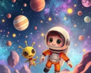 Astronotun Büyük Uzay Keşfi Masalı Astronotun B