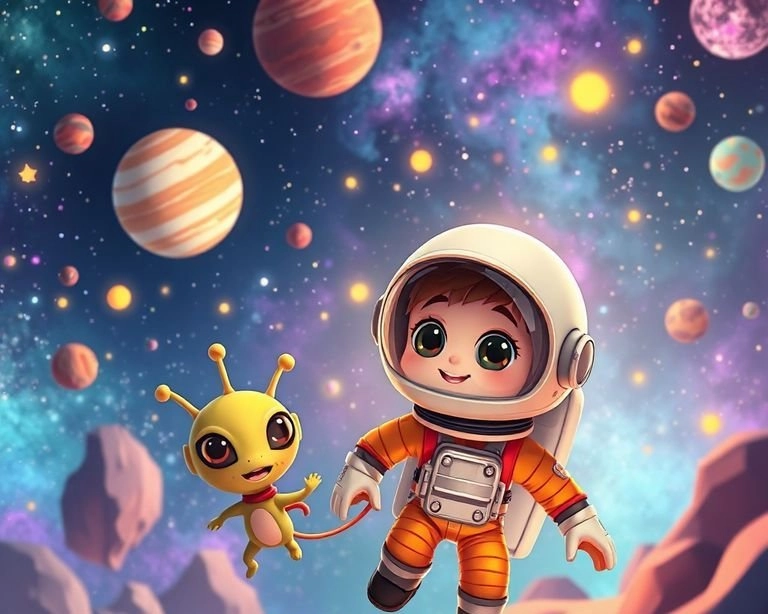 Astronotun Büyük Uzay Keşfi Masalı Astronotun Büyük Uzay Keşfi Masalı