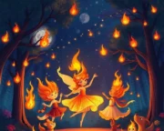 Ateşin Gizemli Dansı Masalı Ate in