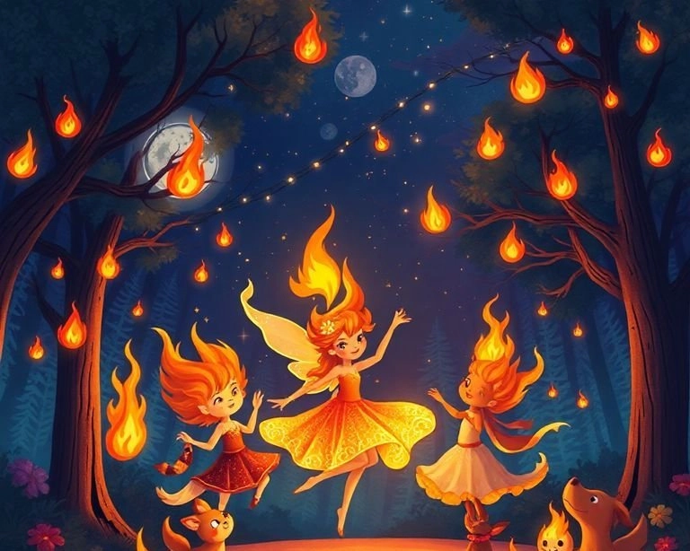 Ateşin Gizemli Dansı Masalı Ateşin Gizemli Dansı Masalı