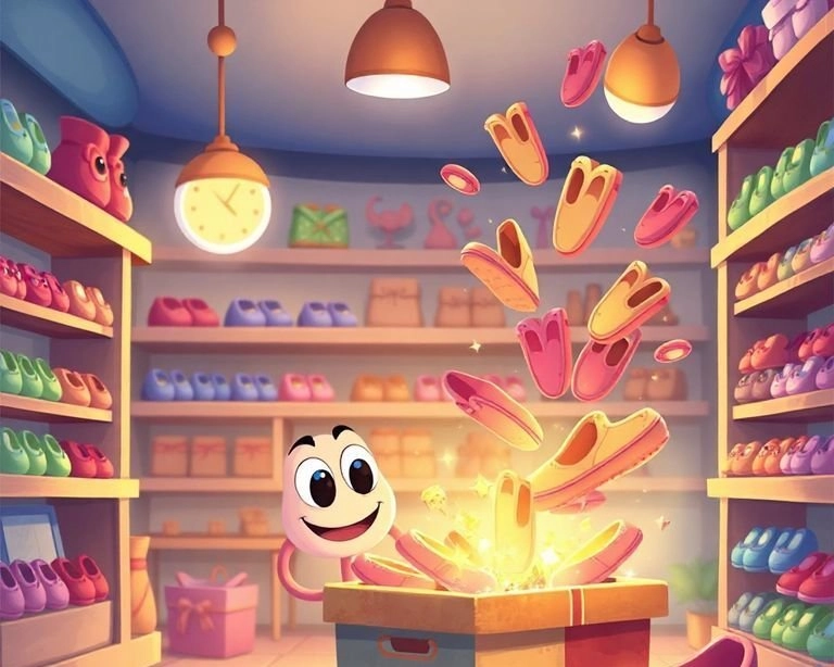 Ayakkabıcı ve Uçan Terlikler Masalı Ayakkabıcı ve Uçan Terlikler Masalı