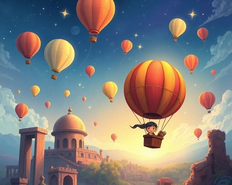 Balon Pilotu ve Kayıp Şehir Masalı Balon Pilotu ve Kayıp Şehir Masalı