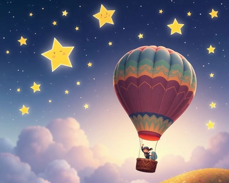 Balon Pilotu ve Yıldızların Dansı Masalı