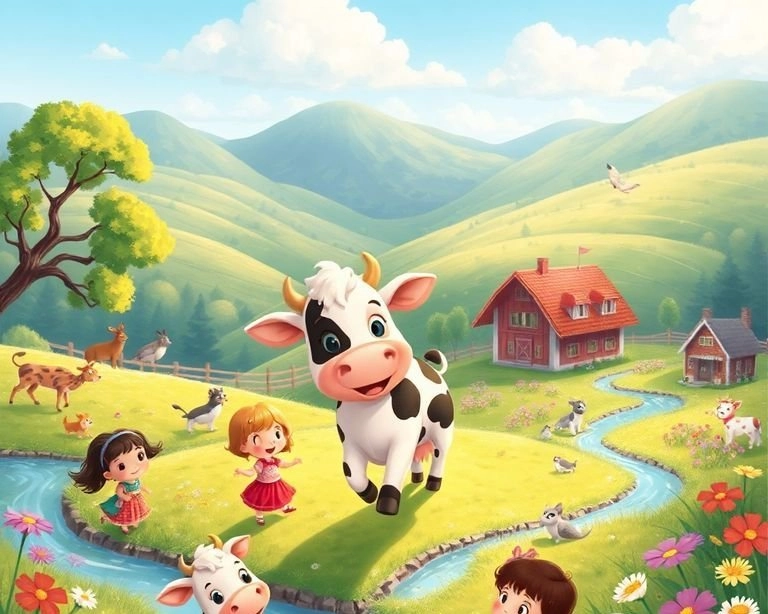 Bereketli İnek Masalı Bereketli İnek Masalı