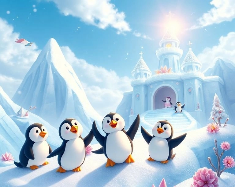 Buzlar Ülkesi: Penguen Prensin Macerası Masalı Buzlar Ülkesi: Penguen Prensin Macerası Masalı