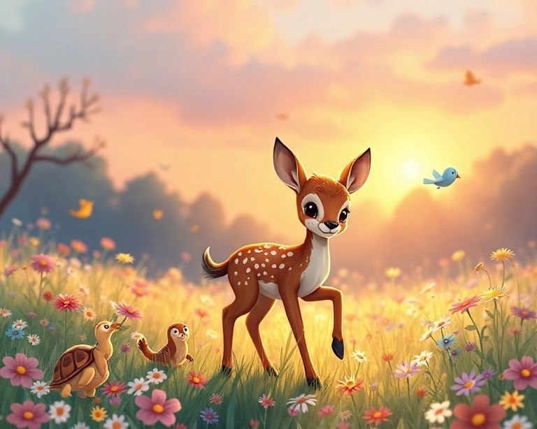 Ceylanın Çiçek Bahçesi Macerası Masalı Ceylanın Çiçek Bahçesi Macerası Masalı