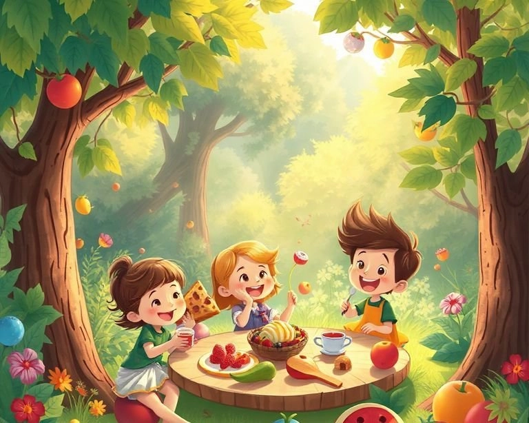 Dini Beslenme Masalı: Sevgi ve Paylaşımın Zaferi Masalı Dini Beslenme Masalı: Sevgi ve Paylaşımın Zaferi Masalı