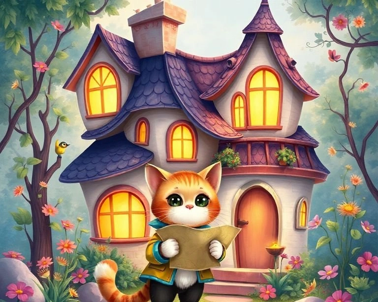 Emlakçı Kedi'nin Gizemli Evi Masalı