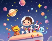 Galaktik Arkadaşlık: Astronot ve Dostları Masalı Galaktik Arkada
