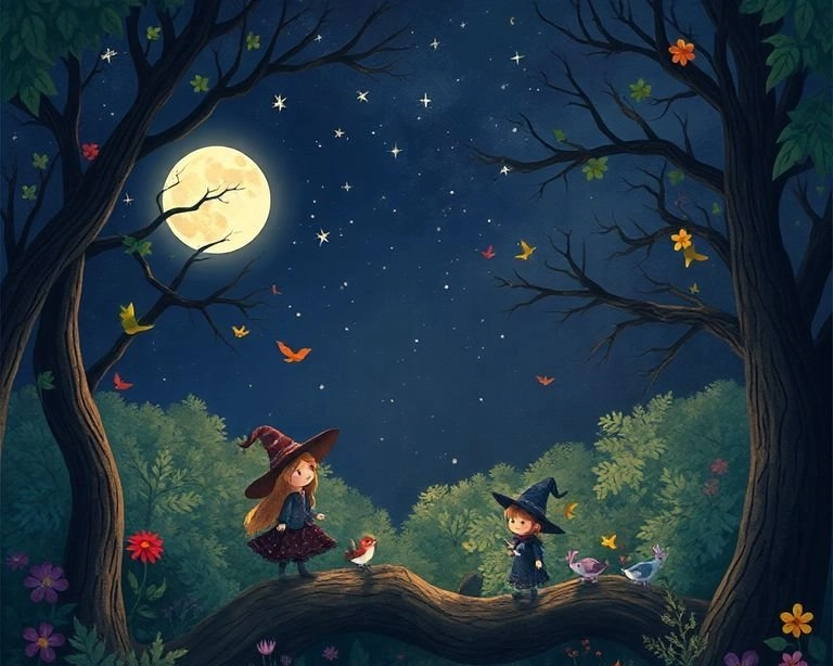 Gecenin Kraliçesi: Cadılar Ormanı'nın Karanlık Masalı Masalı Gecenin Kraliçesi: Cadılar Ormanı'nın Karanlık Masalı Masalı