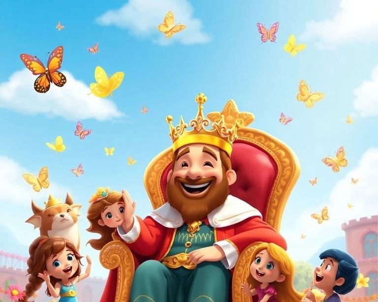 Gülümseyen Kral ve Mutlu Halkı Masalı