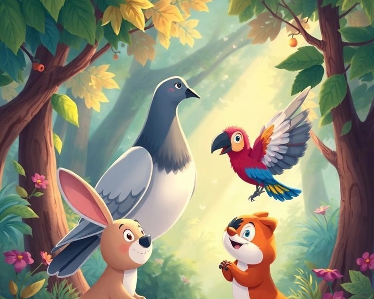 Güvercinin Zaferi Masalı Güvercinin Zaferi Masalı