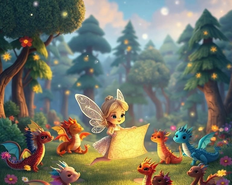 Haritacı Peri ve Ejderha Krallığı Masalı Haritacı Peri ve Ejderha Krallığı Masalı