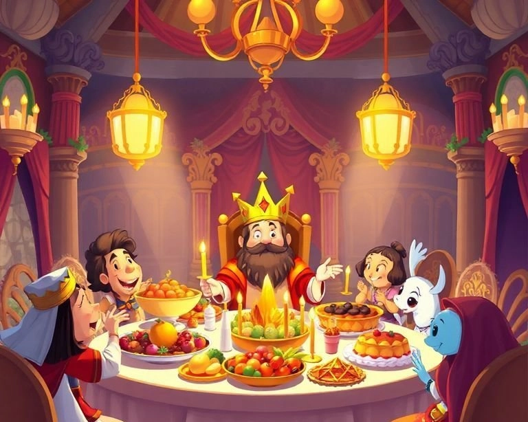 Hizmetçi ve Kralın Yemeği Masalı Hizmetçi ve Kralın Yemeği Masalı