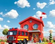 İtfaiye İstasyonunda Bir Gün Masalı tfaiye stasyonunda