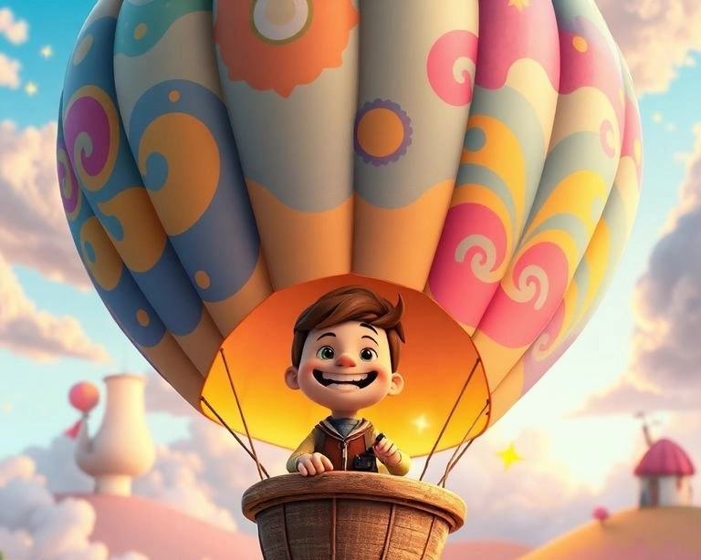 Kameramanın Uçan Balon Macerası Masalı Kameramanın Uçan Balon Macerası Masalı