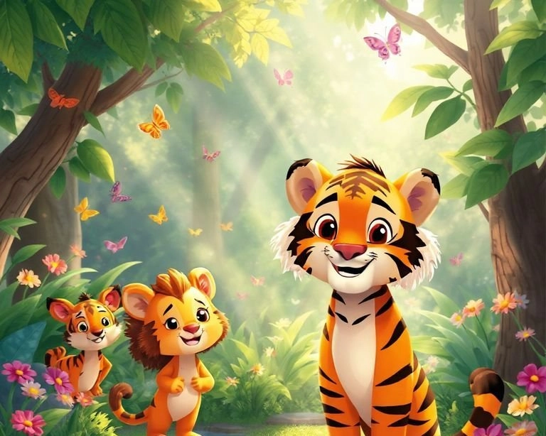 Kaplana Dostluk Yolculuğu Masalı Kaplana Dostluk Yolculuğu Masalı