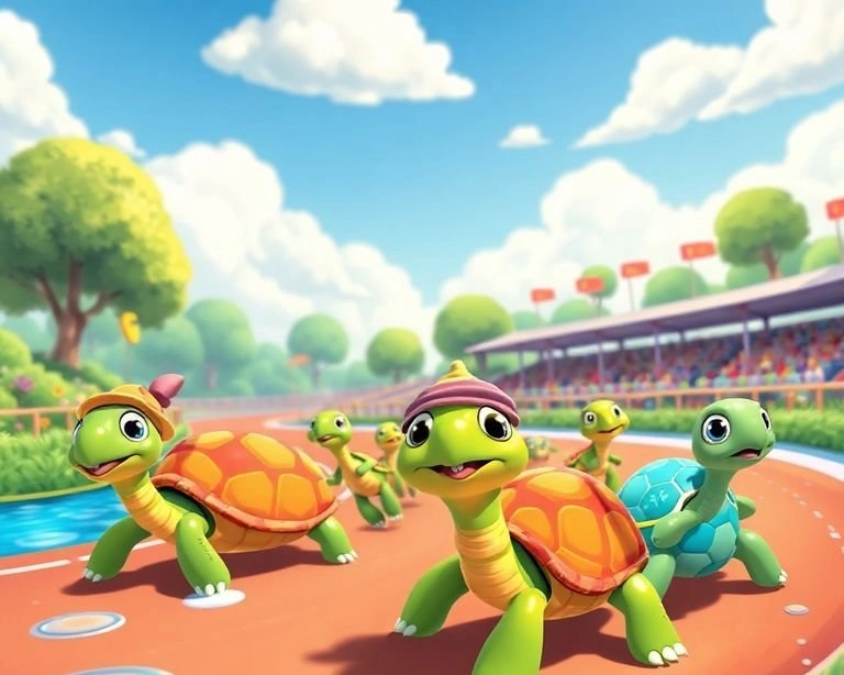 Kaplumbağa Yarışı Masalı Kaplumbağa Yarışı Masalı