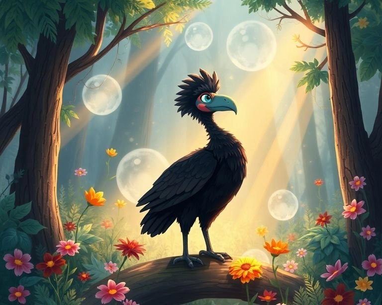 Kara Akbaba ve Sihirli Ormanın Sırrı Masalı Kara Akbaba ve Sihirli Ormanın Sırrı Masalı