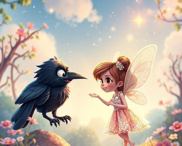 Karga ve Peri Dostluğu Masalı