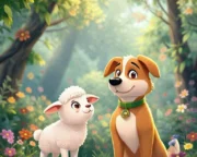 Kaybolan Kuzu ve Cesur Köpek Masalı Kaybolan Kuzu