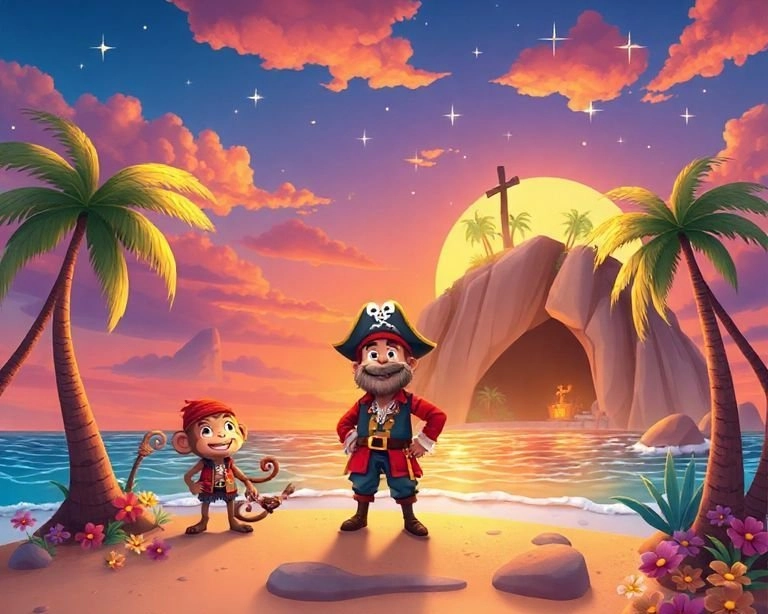 Kayıp Hazine Adasının Kaptanı Masalı