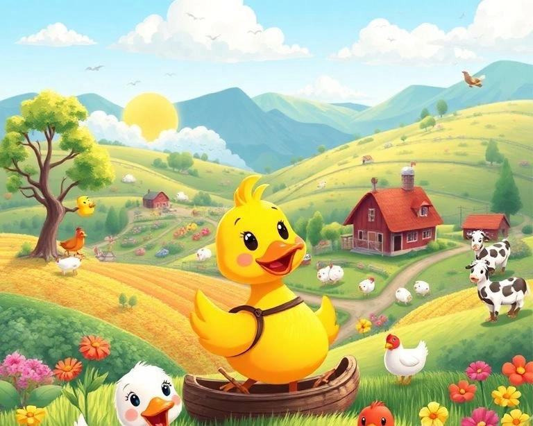 Kaz ve Çiftlik Macerası Masalı