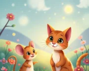 Kedi ve Fare'nin Boyama Macerası Masalı Kedi ve