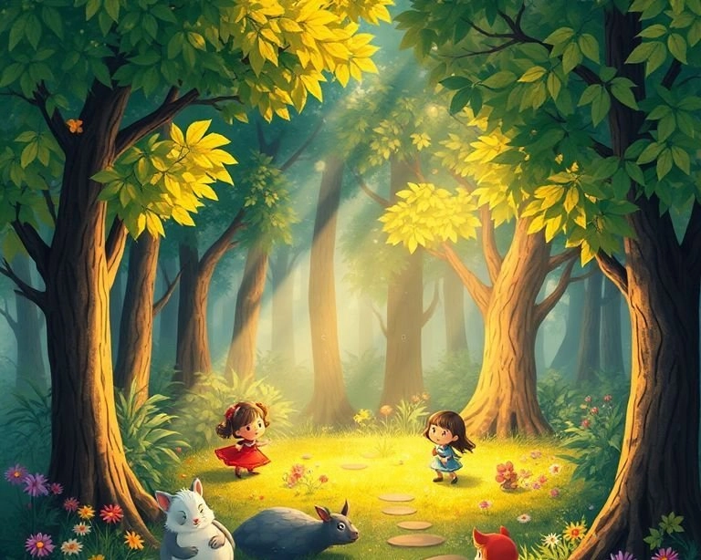 Kırlangıç ve Sihirli Orman Masalı Kırlangıç ve Sihirli Orman Masalı