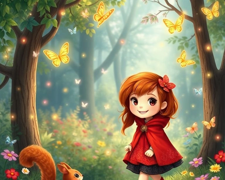 Kırmızı Başlıklı Kız ve Peri Masalı Kırmızı Başlıklı Kız ve Peri Masalı