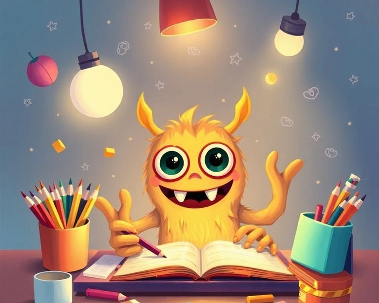 Kırtasiyeci Canavarın Kalem Kutusu Masalı